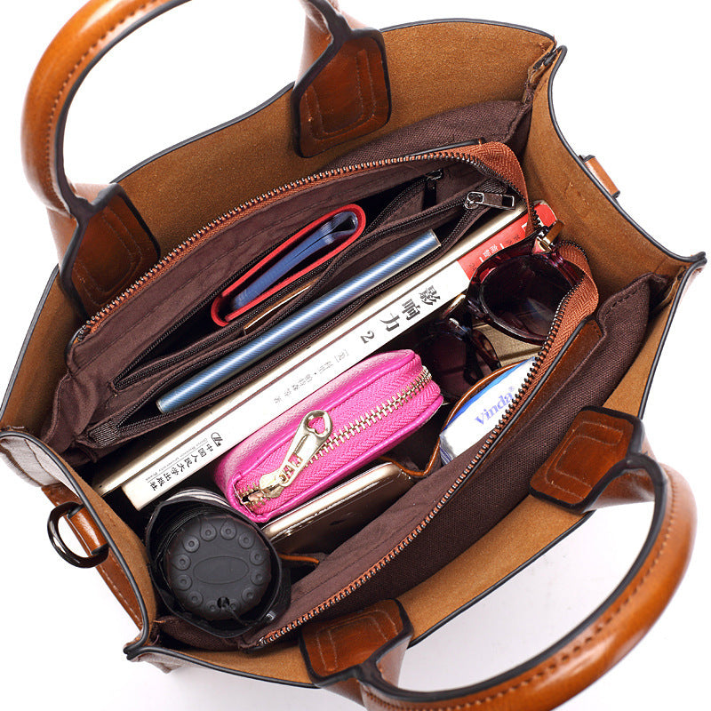 New European style fashion handbag business lady handbag shoulder bag