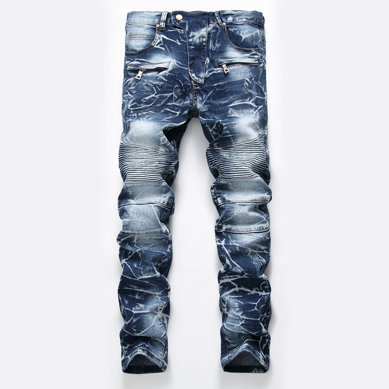 Slim Fit Pants Classic Jeans Male Denim