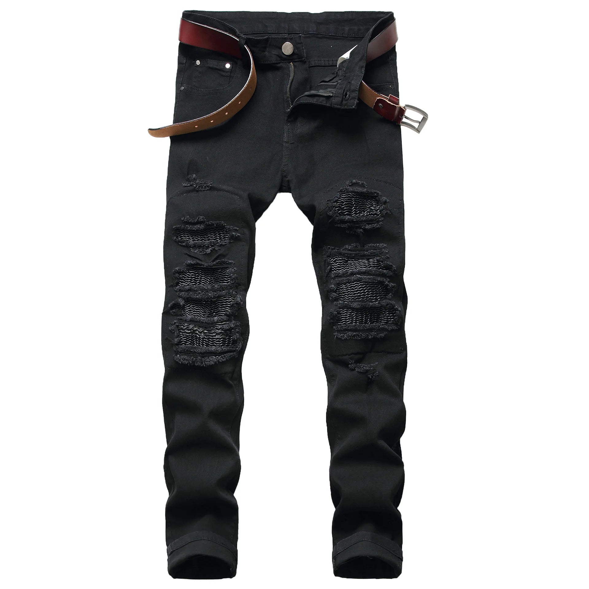 Casual Men Jeans  Slim Fit Hip Hop Denim Men`s Jeans