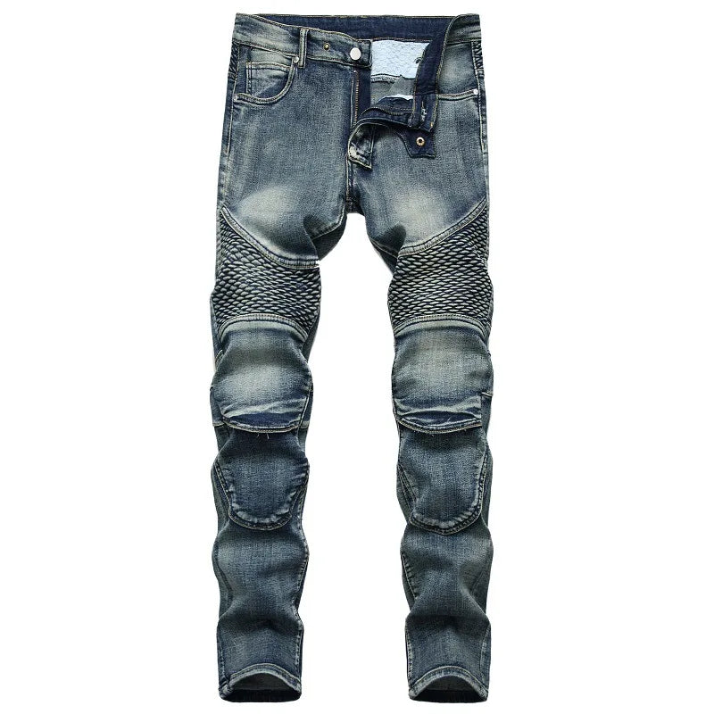 Casual Men Jeans  Slim Fit Hip Hop Denim Men`s Jeans