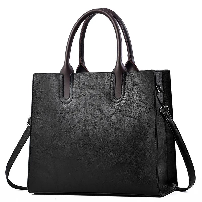 Women Fashion Casual Solid Color Large Capacity Handbag SKU: T103D16766 Min.Order: 1