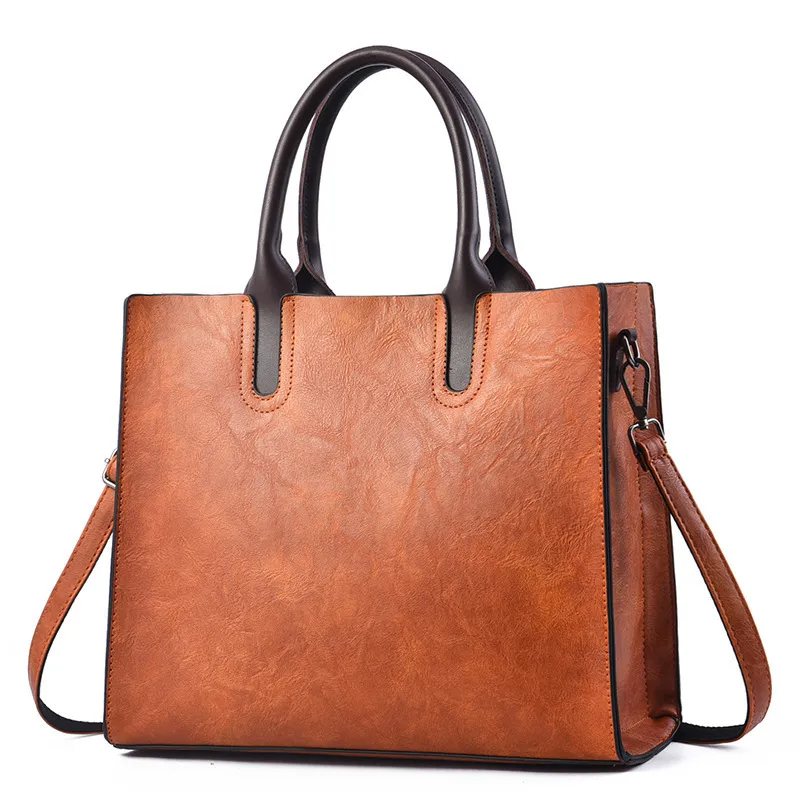 Women Fashion Casual Solid Color Large Capacity Handbag SKU: T103D16766 Min.Order: 1