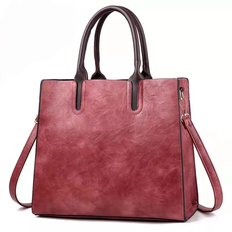 Women Fashion Casual Solid Color Large Capacity Handbag SKU: T103D16766 Min.Order: 1