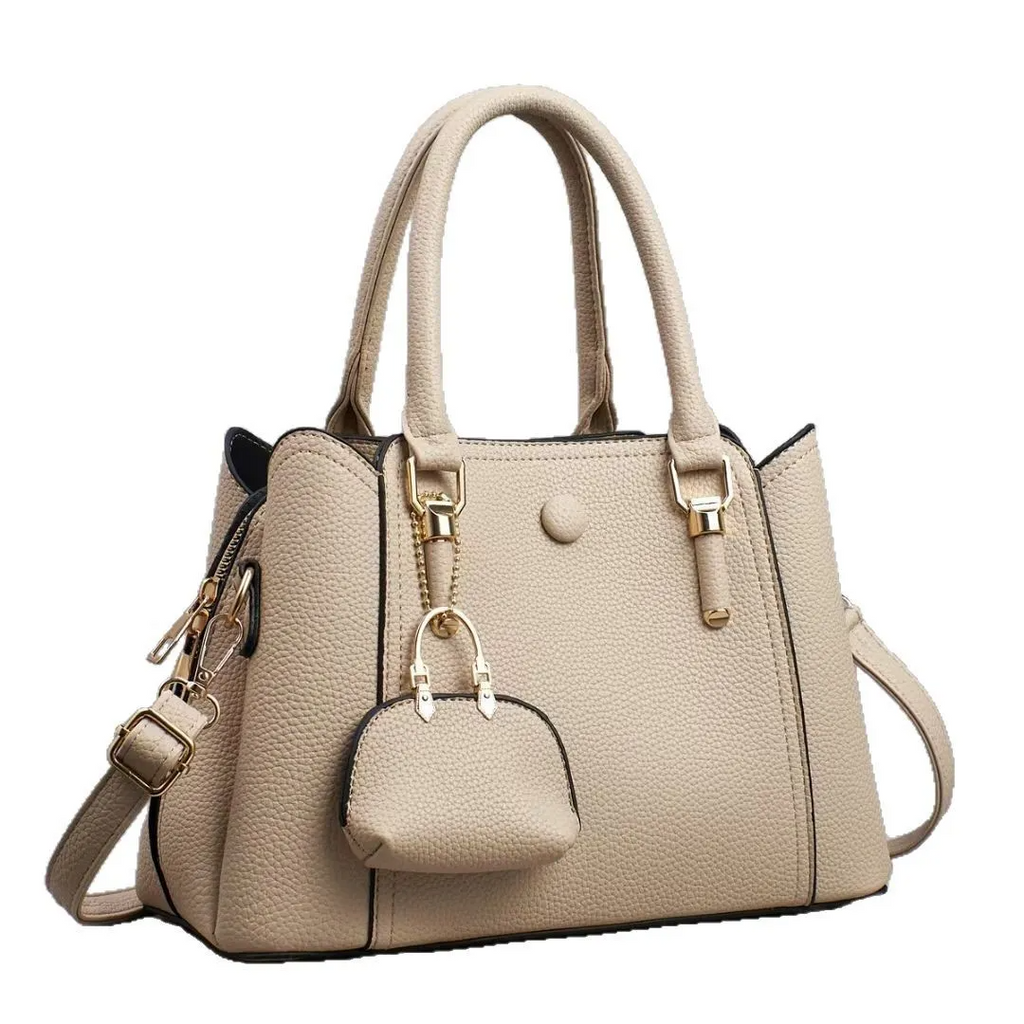 Women Fashion Casual Solid Color Large Capacity Handbag